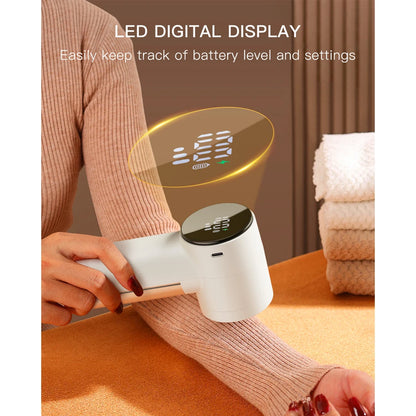 coldSky Fabric Shaver Lint Remover 3 Speeds Rechargeable Electric Portable Sweater to Remove Pilling for Clothes